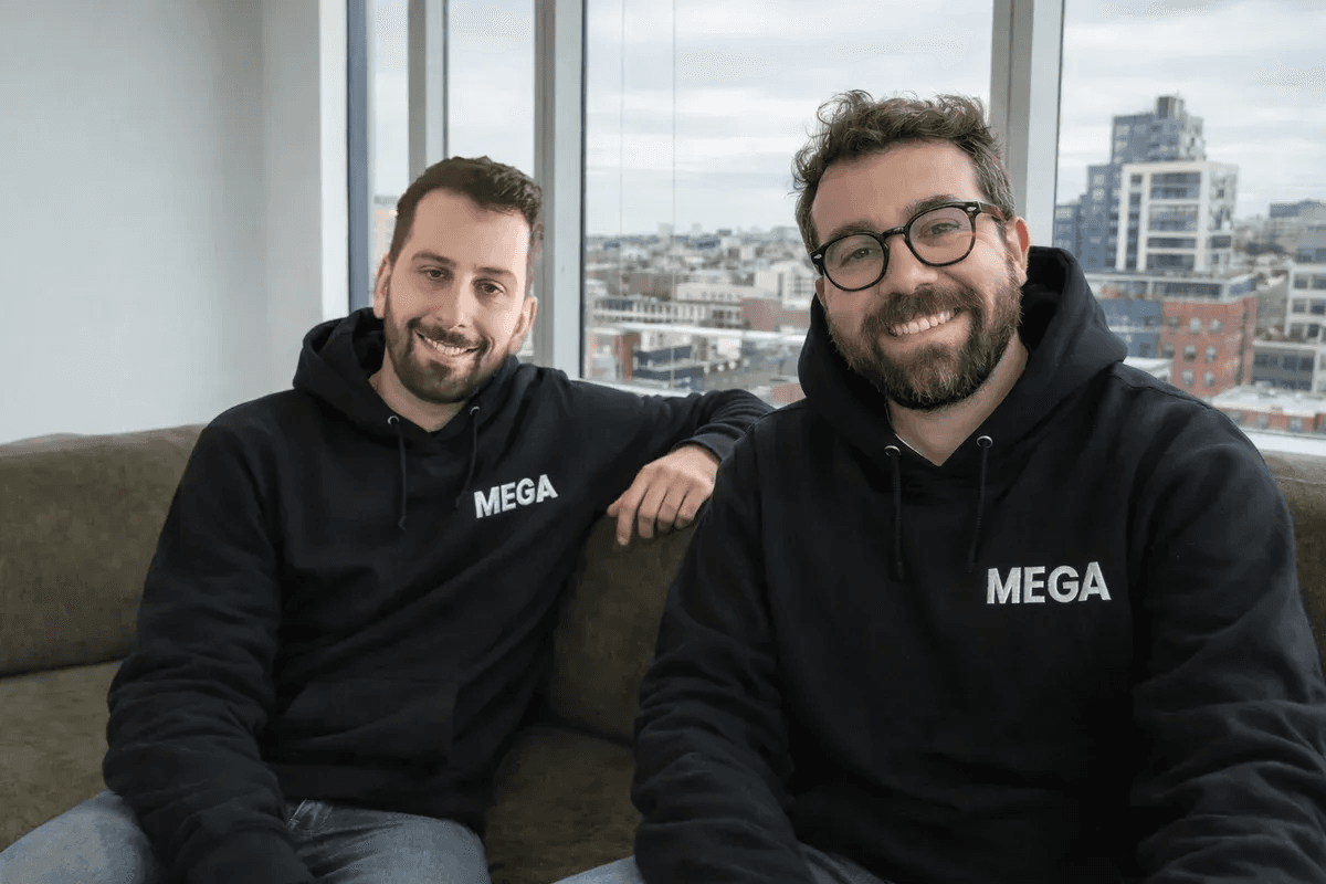 Mega co-founders Lucas Pellan and Robert Schneidman