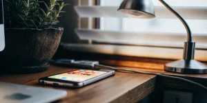 Sharing a post from Facebook to Instagram on a smartphone.