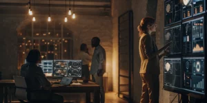 AI marketing agents analyze data to enhance strategies.