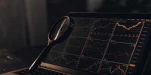 SEMrush keyword research tools displayed on a laptop.