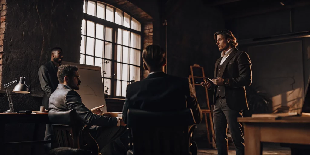 A full-funnel strategist leads a marketing team to plan a data-driven, multi-channel campaign.